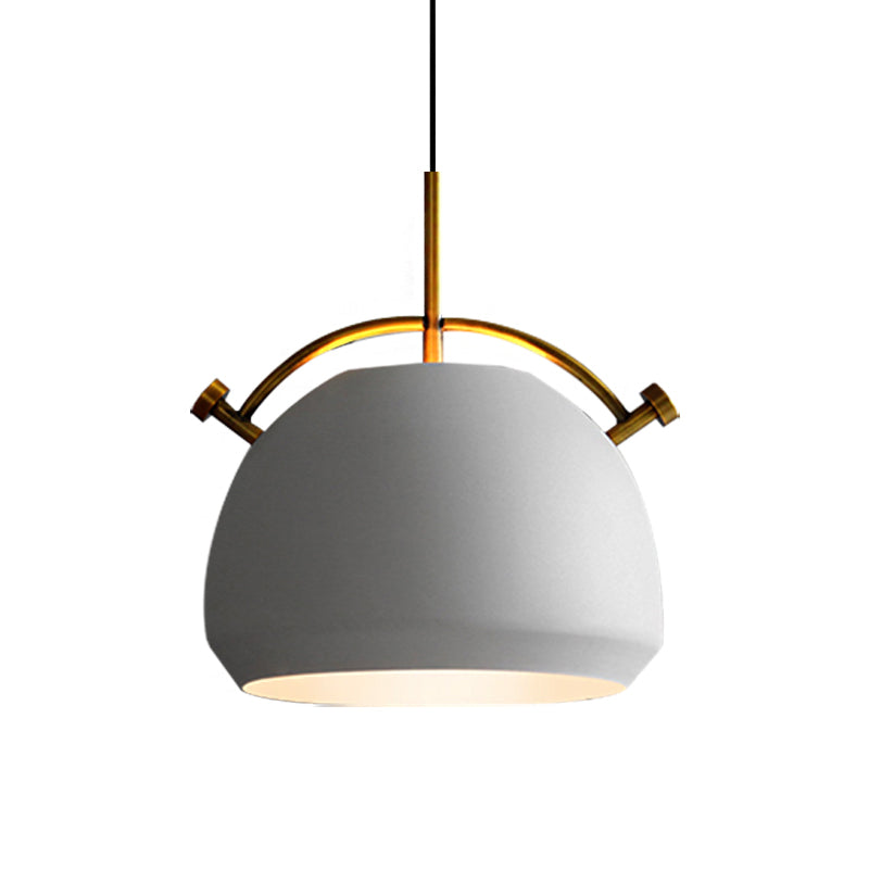 Retro Dome Shade Hanging Ceiling Light - Stylish Metal Pendant Lamp For Table 10’/11’/13’