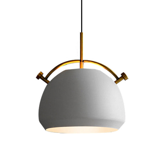 Retro Dome Shade Hanging Ceiling Light - Stylish Metal Pendant Lamp For Table 10’/11’/13’