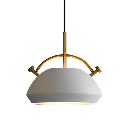 Retro Dome Shade Hanging Ceiling Light - Stylish Metal Pendant Lamp For Table 10’/11’/13’