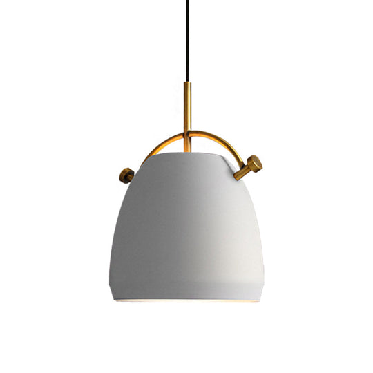 Retro Dome Shade Hanging Ceiling Light - Stylish Metal Pendant Lamp For Table 10’/11’/13’