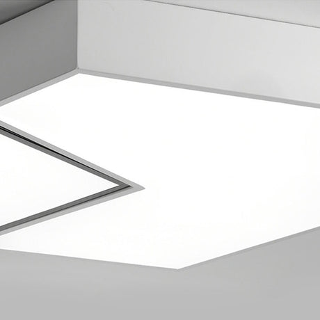 Modern Black And White Hexagon Ceiling Light Acrylic Shade Mount Fixture 11/15/19 Dia - Perfect For