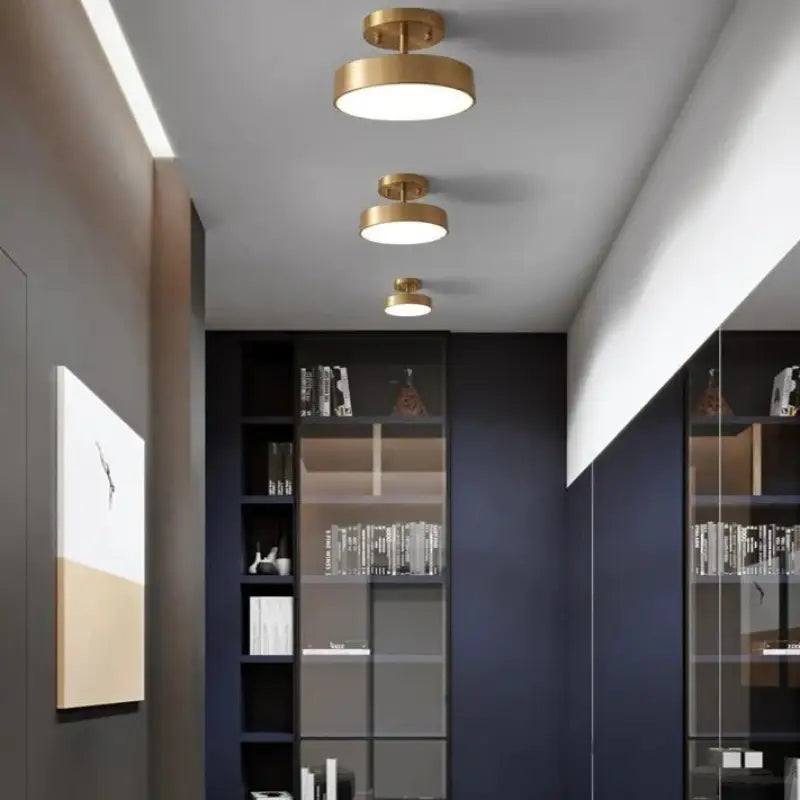 Creative Aisle Light Corridor Stairs Full Copper Lamp Ceiling