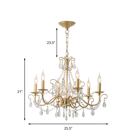 Moderne Pendelleuchte mit Kristallperlen und Champagner-Finish – 3/6 Lichter – Hängende Deckenleuchte

 Dieser überarbeitete Titel ist kürzer und prägnanter, enthält aber dennoch alle wichtigen Schlüsselwörter für SEO-Zwecke.