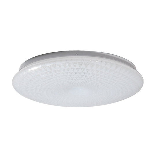 Modern Acrylic Led Ceiling Light Fixture In Warm/White/Natural 15/19 Dia White / 15