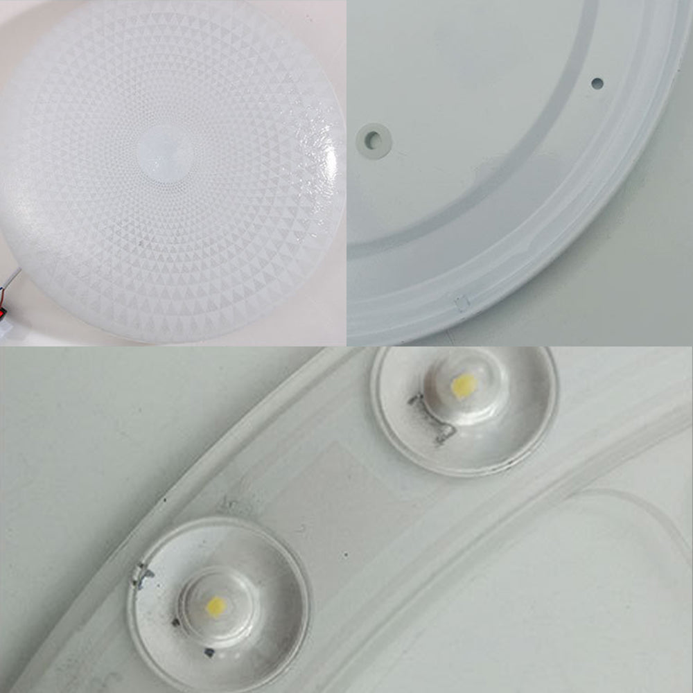 Modern Acrylic Led Ceiling Light Fixture In Warm/White/Natural – 15’/19’ Dia