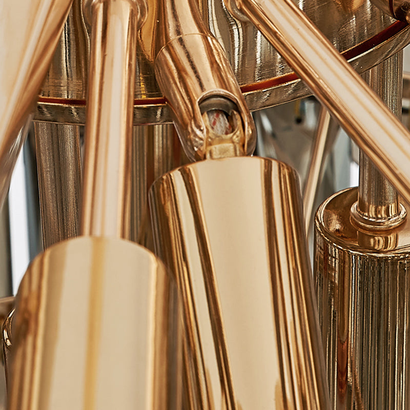 Smoke Grey Led Crystal Block Wall Sconce: Modern Lighting For Living Room