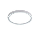 16’/19.5’ Nordic Metal Round Flush Light With Acrylic Shade - White/Pink/Yellow Led Ceiling