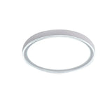 16’/19.5’ Nordic Metal Round Flush Light With Acrylic Shade - White/Pink/Yellow Led Ceiling