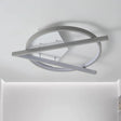 16.5’/20.5’ W Hotel Led Flush Light Simplicity Grey Ceiling Mount Lamp / 16.5’ White