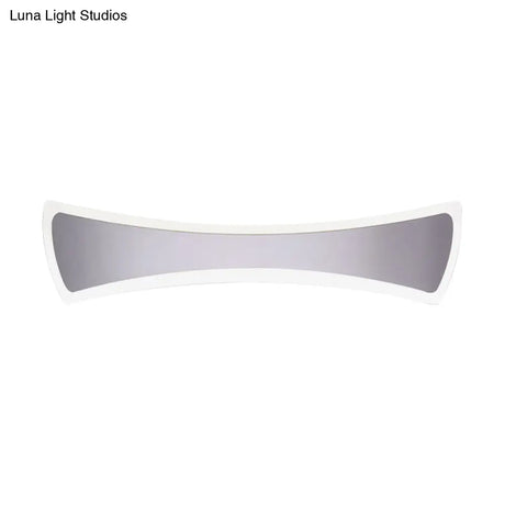 16.5/20.5 Wide Waterproof Led Bowtie Vanity Wall Sconce For Minimalist Bathroom Lighting Warm/White