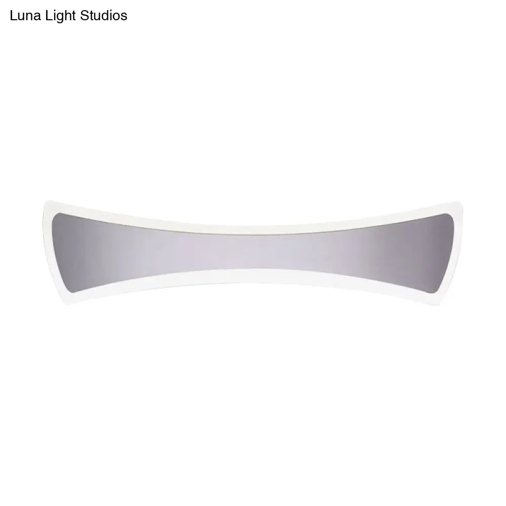 16.5/20.5 Wide Waterproof Led Bowtie Vanity Wall Sconce For Minimalist Bathroom Lighting Warm/White