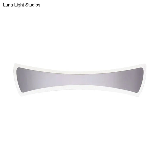 16.5/20.5 Wide Waterproof Led Bowtie Vanity Wall Sconce For Minimalist Bathroom Lighting Warm/White