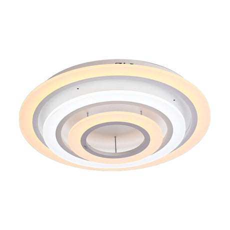 Minimalist Acrylic Flush Mount Led Ceiling Lamp - Multi-Layer 2/3/4-Head Warm/White Light 3 / White