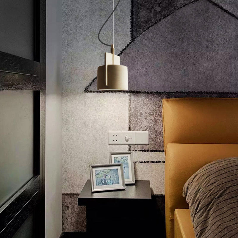 Geometric Industrial Cement Pendant Light - Grey/Beige/Pink 1-Light 6’/8’/9’W