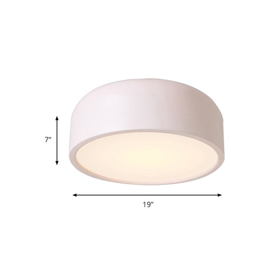 Nordic Led Ceiling Light For Kid’s Bedroom With Acrylic Dome Shade
