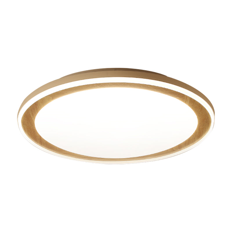 White Led Flush Ceiling Light - Modern & Simple Acrylic Lamp For Study Room Kitchen