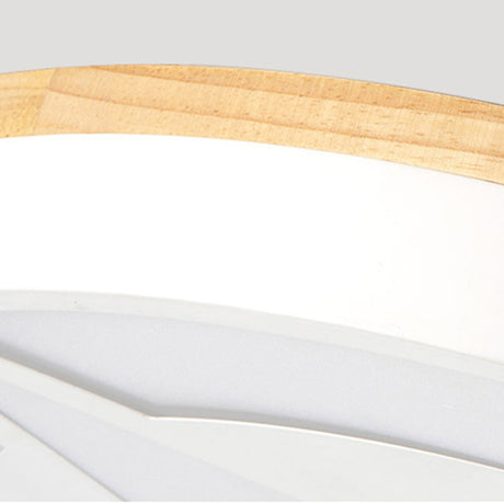 Wood Led Star Flush Mount Ceiling Light With Acrylic Shade For Boys Bedroom – Modern Style