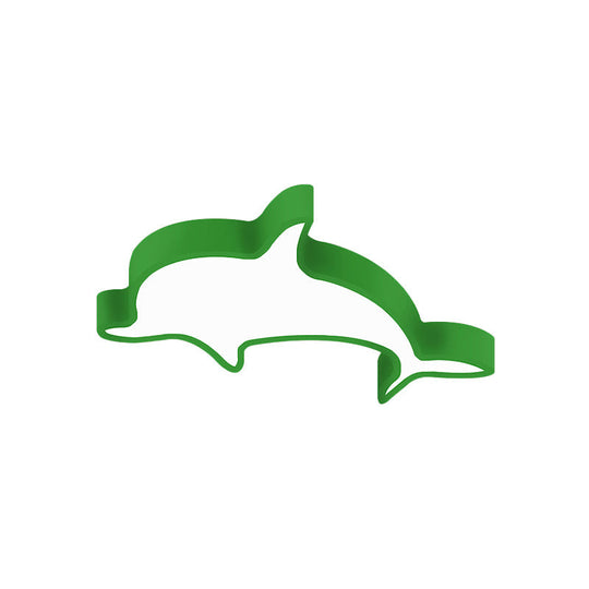Dolphin Acrylic Ceiling Lamp: Modern Lovely Flush Mount Light For Kindergarten