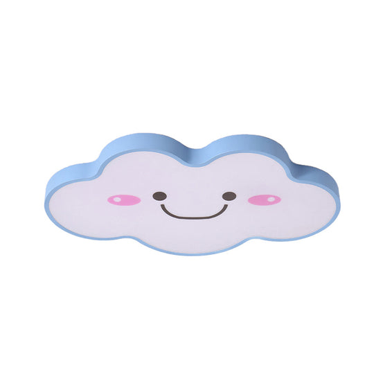 Smiling Cloud Ceiling Light - Childrens Nordic Style Acrylic Fixture