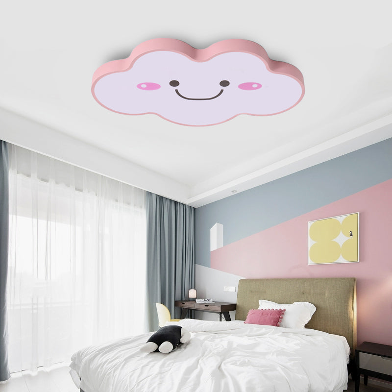 Smiling Cloud Ceiling Light - Childrens Nordic Style Acrylic Fixture