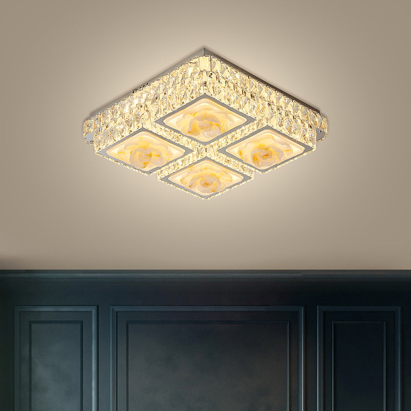 Here Are A Few Options: 1. ’Minimalist Led Crystal Ceiling Light With Jade Lotus Design’ 2.