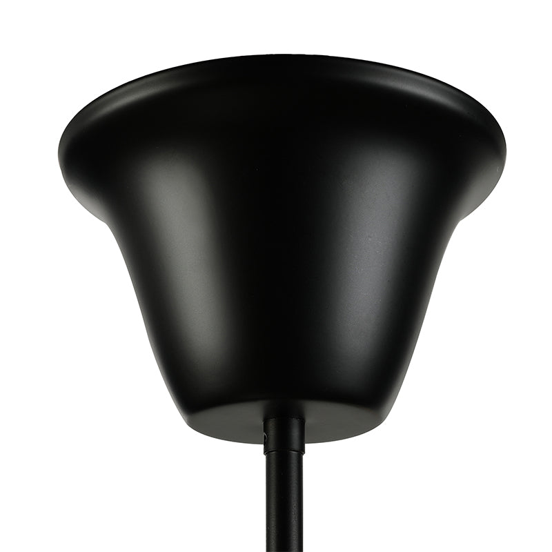 Sputnik Vintage Metal Chandelier: Dining Room Pendant Light Fixture In Black