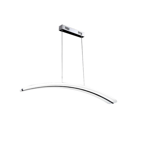 Modern Acrylic Led Pendant Light - 37.5 Wide Warm/White/Natural
