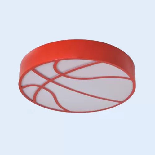 Cartoon Basketball Ceiling Lamp For Babys Room And Hallway