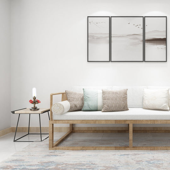 Industrial Brass Table Light With Pipe Metal Base - Clear/Amber Glass Nightstand Lamp For Teahouse