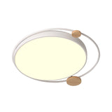 Modern Grey/White Led Flush Mount Ceiling Light Simple Style 19.5’/23.5’ Width