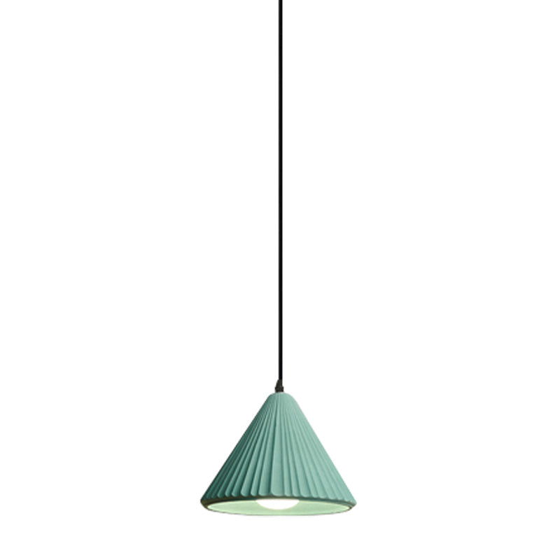 Modern Cement Cone Pendant Lamp - Stylish Light Fixture For Office Kitchen