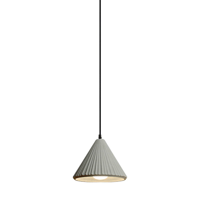 Modern Cement Cone Pendant Lamp - Stylish Light Fixture For Office Kitchen