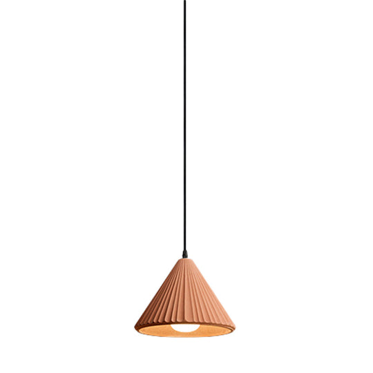 Modern Cement Cone Pendant Lamp - Stylish Light Fixture For Office Kitchen