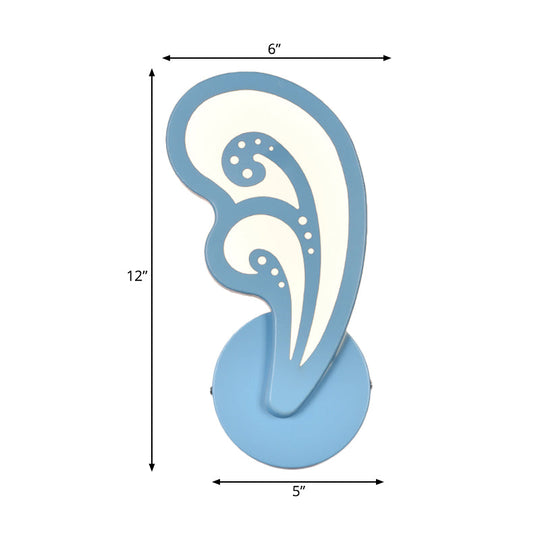 Candy Colored Cartoon Sconce Lamp For Childs Bedroom Stair Wall