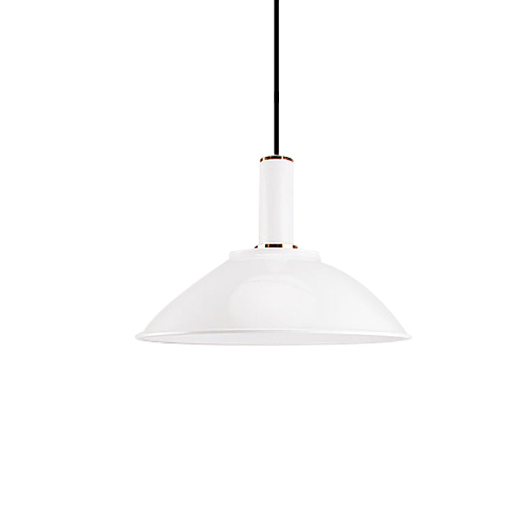 Contemporary Aluminum Bowl Pendant Light - 11/14 Wide 1 Bulb Hanging For Gallery & Factory