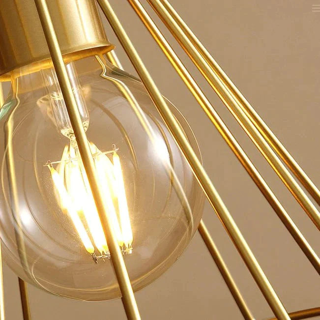 American All-Copper Balcony Ceiling Lamp