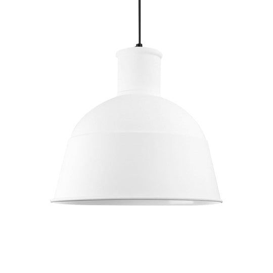 Contemporary Aluminum Pendant Light With Bowl Shade - Ideal For Meeting Rooms