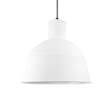 Modern Aluminum Hanging Pendant Light With Bowl Shade - Perfect For Meeting Room 1 Bulb Included