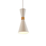 Nordic Metal Hourglass Mini Pendant Light - 1 Living Room & Hallway Hanging Lamp