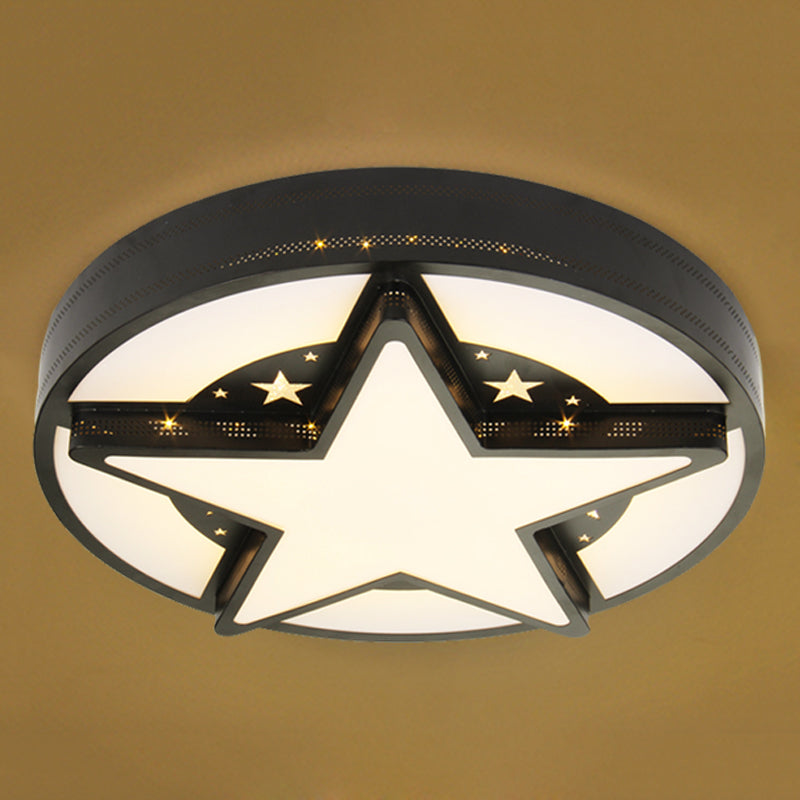 Children’s Bedroom Starry Sky Flush Mount Ceiling Light