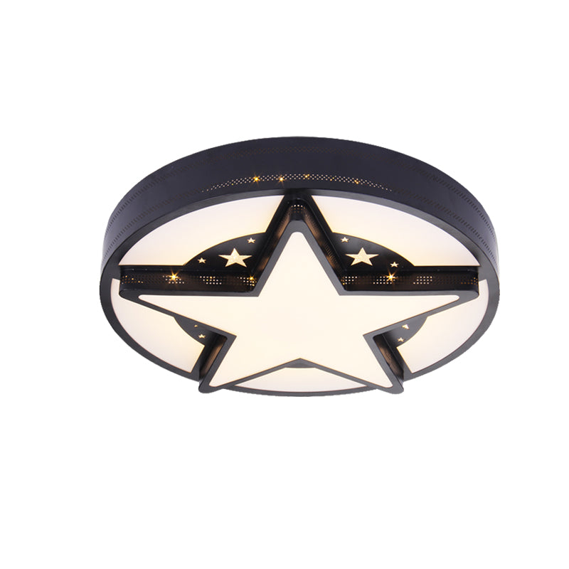 Children’s Bedroom Starry Sky Flush Mount Ceiling Light