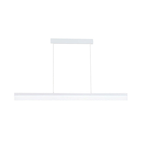 Minimalist Led Pendant Light In Black White Or Brown - Warm Natural Lighting 31.5 39 47 Wide