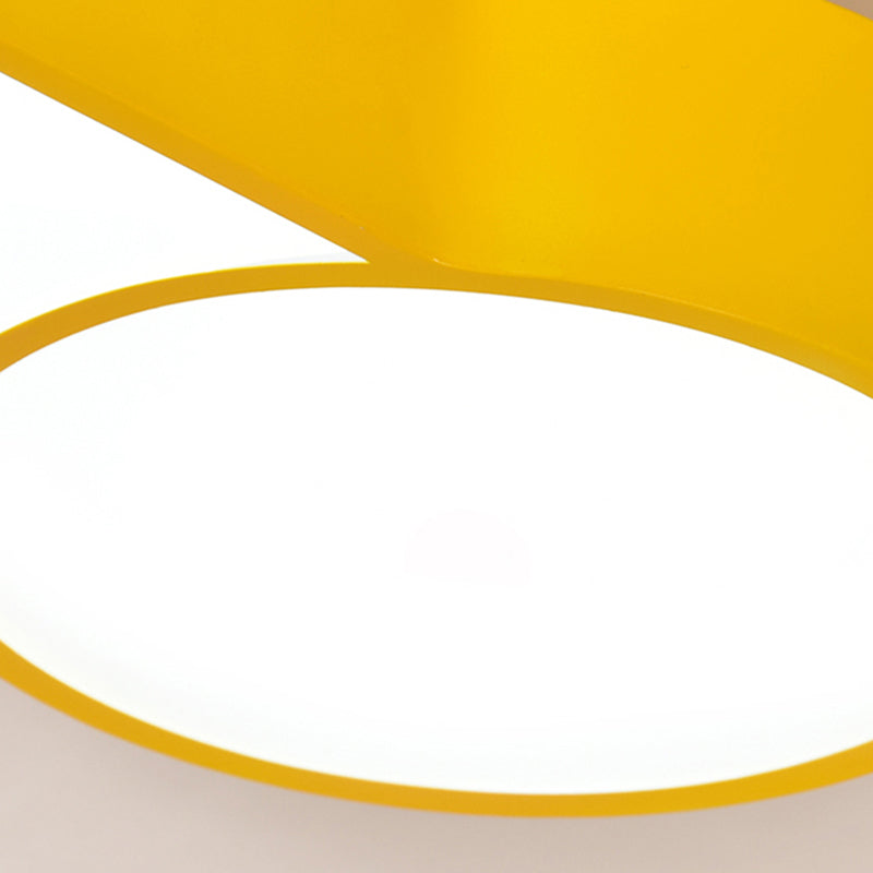 Wrench Shape Ceiling Mount Light: Charming Acrylic Fixture For Kindergarten Bedroom