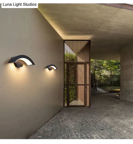 18W Led Outdoor Waterproof Walkway Front Door Garden Porch Wall Light Modern Indoor Corridor