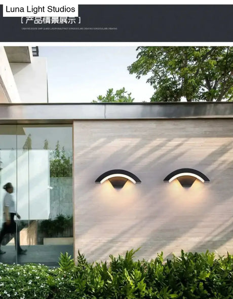 18W Led Outdoor Waterproof Walkway Front Door Garden Porch Wall Light Modern Indoor Corridor