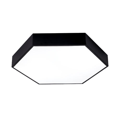Nordic Hanging Ceiling Light: Honeycomb Gym Down Pendant In Black Led Iron Design / B