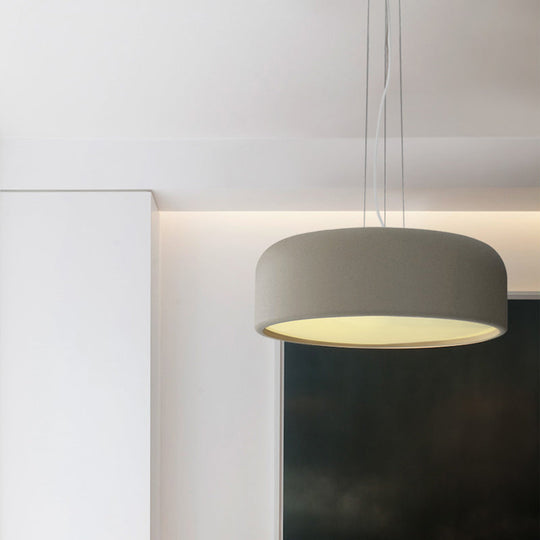 Macaron Single-Bulb Aluminum Pendant Lamp - Green/Textured White/Blue Hanging Ceiling Suspension For