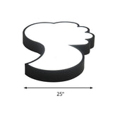 Cute Thumbs-Up Led Ceiling Lamp For Energy-Saving Study Room Lighting