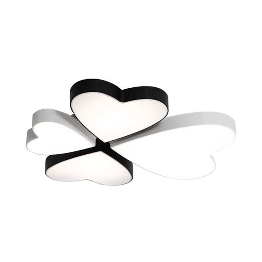 Modern Led Acrylic Flush Mount Ceiling Light For Living Room - Contemporary Lighting