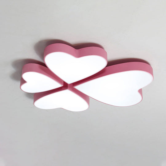 Modern Led Acrylic Flush Mount Ceiling Light For Living Room - Contemporary Lighting